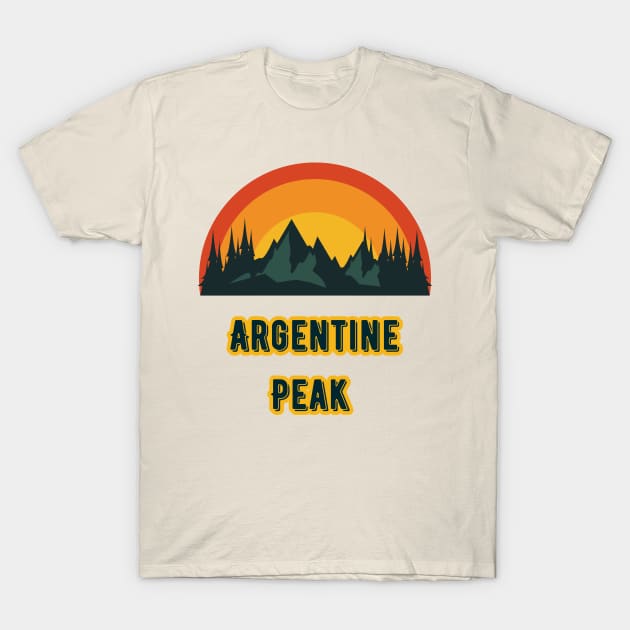 Argentine Peak T-Shirt by Canada Cities